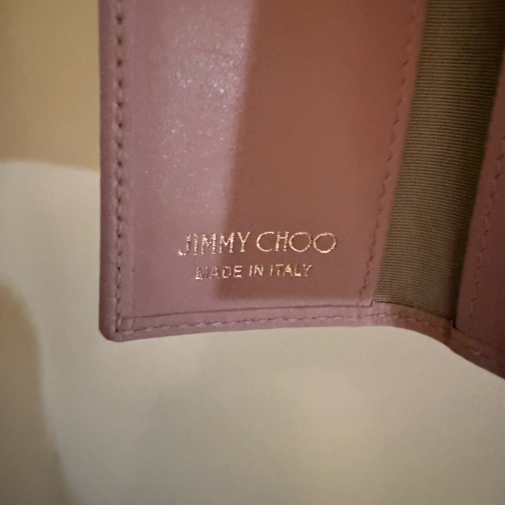 Jimmy Choo Blush Star-Studded Card/Keychain holder - Picture 3 of 7